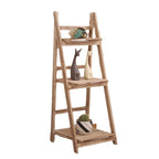 Multi-Tiered Wooden Ladder Shelf | High & Bury