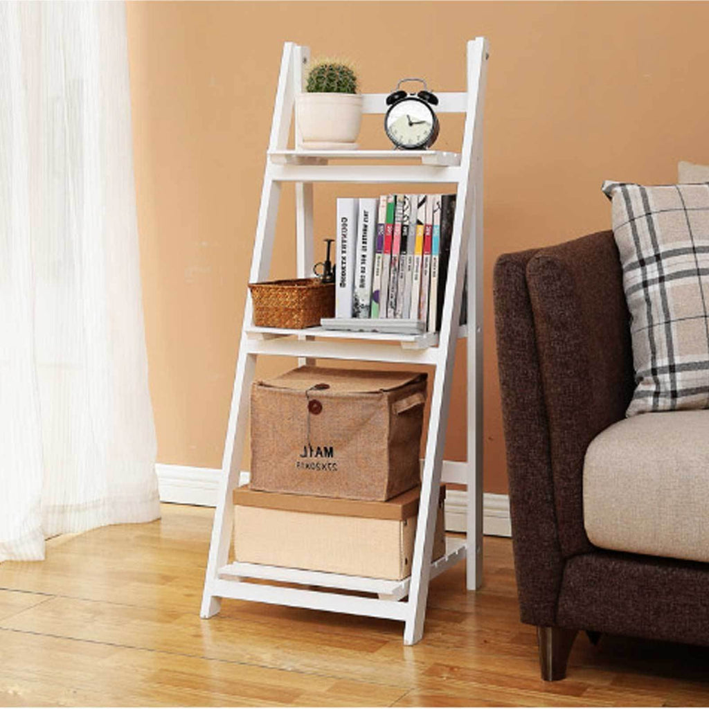 Multi-Tiered Wooden Ladder Shelf | High & Bury