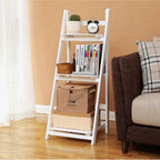 Multi-Tiered Wooden Ladder Shelf | High & Bury