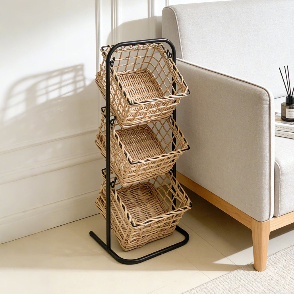 Multifunctional Basket Stand | High & Bury