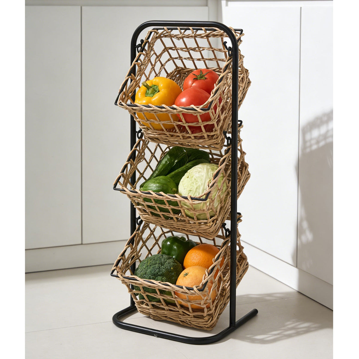 Multifunctional Basket Stand | High & Bury