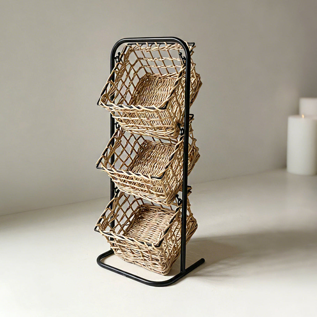 Multifunctional Basket Stand | High & Bury