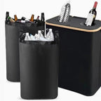 Multifunctional Laundry Storage Box with Bamboo Lid | High & Bury