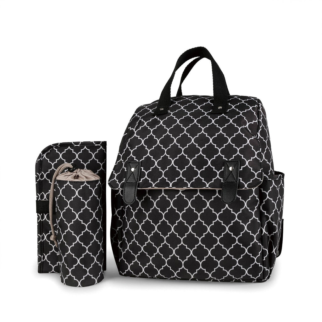 Multifunctional Nappy Backpack with Integrated Changing Mat, view 8