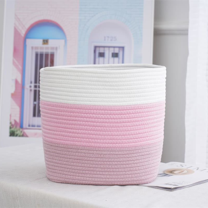 Multifunctional Storage Basket Pink | High & Bury