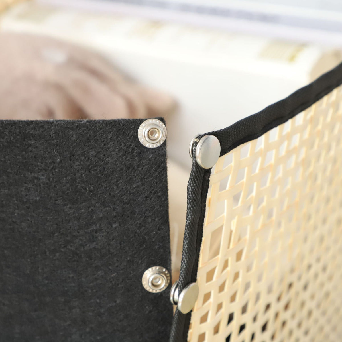 Multifunctional Storage Bowl made of Bamboo and Textile | High & Bury