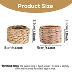 Napkin Ring Soft Textile Handwoven | High & Bury