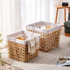Natural Fiber Decorative Storage Baskets | High & Bury