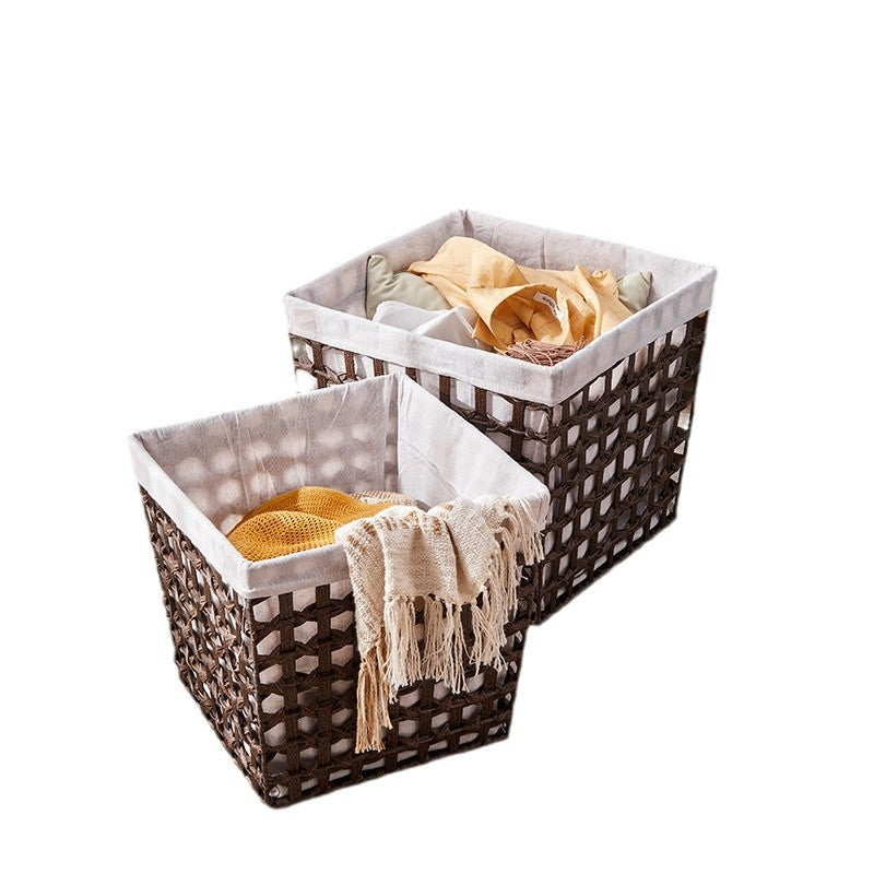 Natural Fiber Decorative Storage Baskets | High & Bury