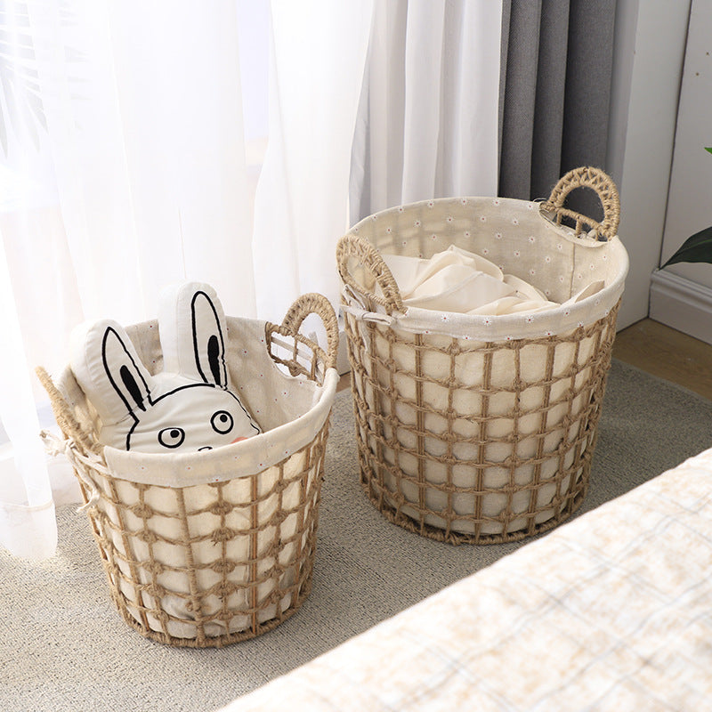Natural Fiber Decorative Storage Baskets | High & Bury