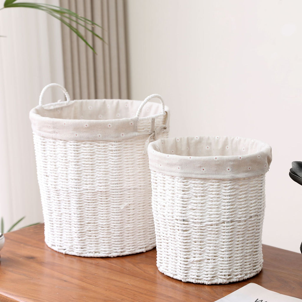 Natural Fiber Decorative Storage Baskets | High & Bury