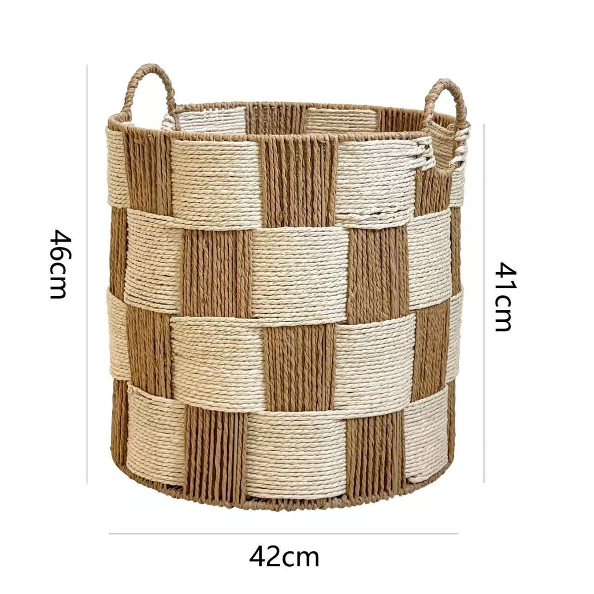 Natural Fiber Storage Basket Rectangular | High & Bury