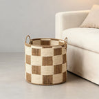 Natural Fiber Storage Basket Rectangular | High & Bury