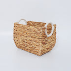 Natural Fiber Storage Basket Soft Textile Handwoven | High & Bury