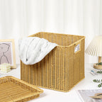 Natural Fiber Storage Cube | High & Bury