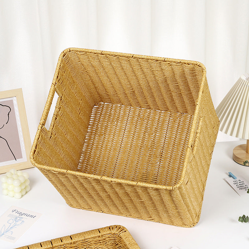 Natural Fiber Storage Cube | High & Bury
