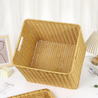 Natural Fiber Storage Cube | High & Bury