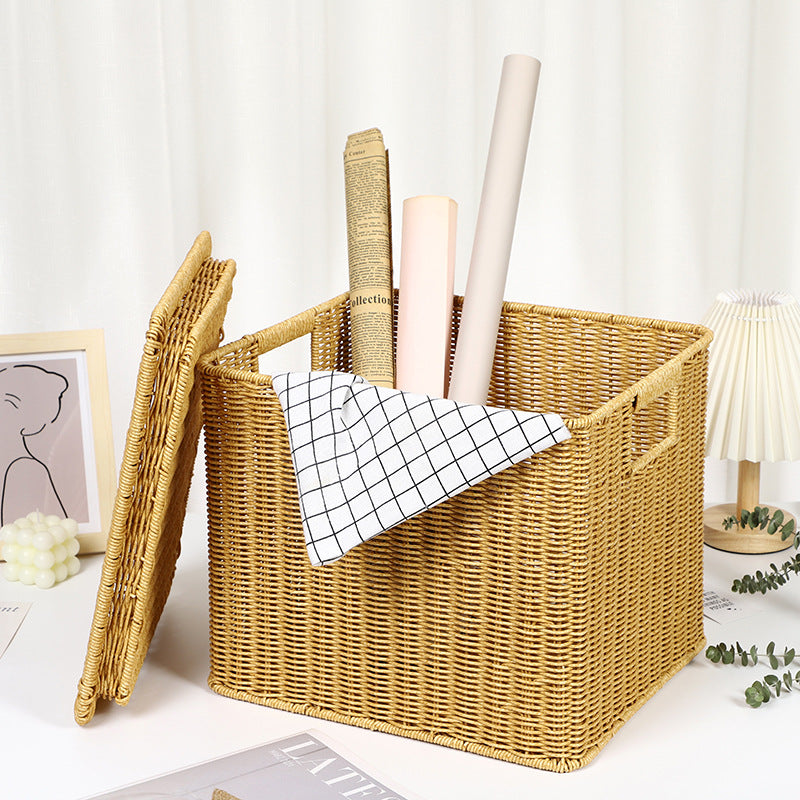 Natural Fiber Storage Cube | High & Bury