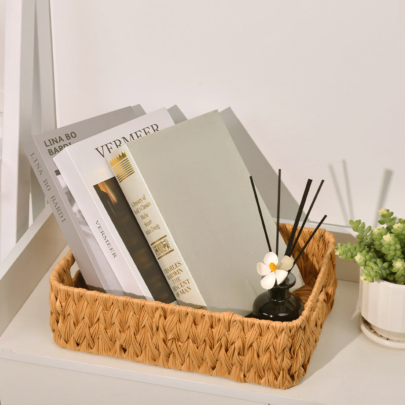 Natural Fiber Woven Storage Basket | High & Bury