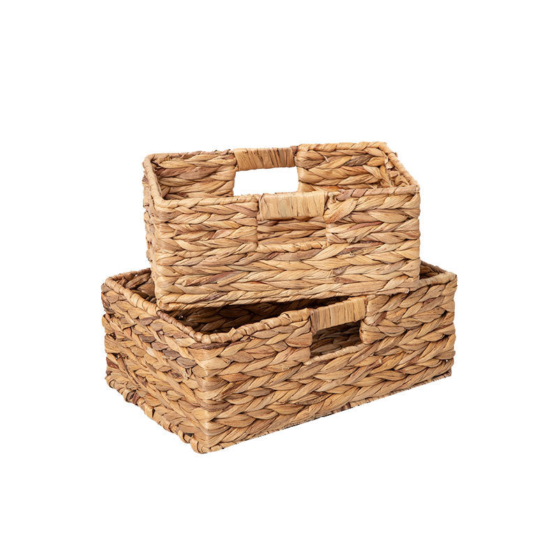Natural Handwoven Storage Basket | High & Bury