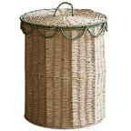Natural Storage Basket with Lid | High & Bury