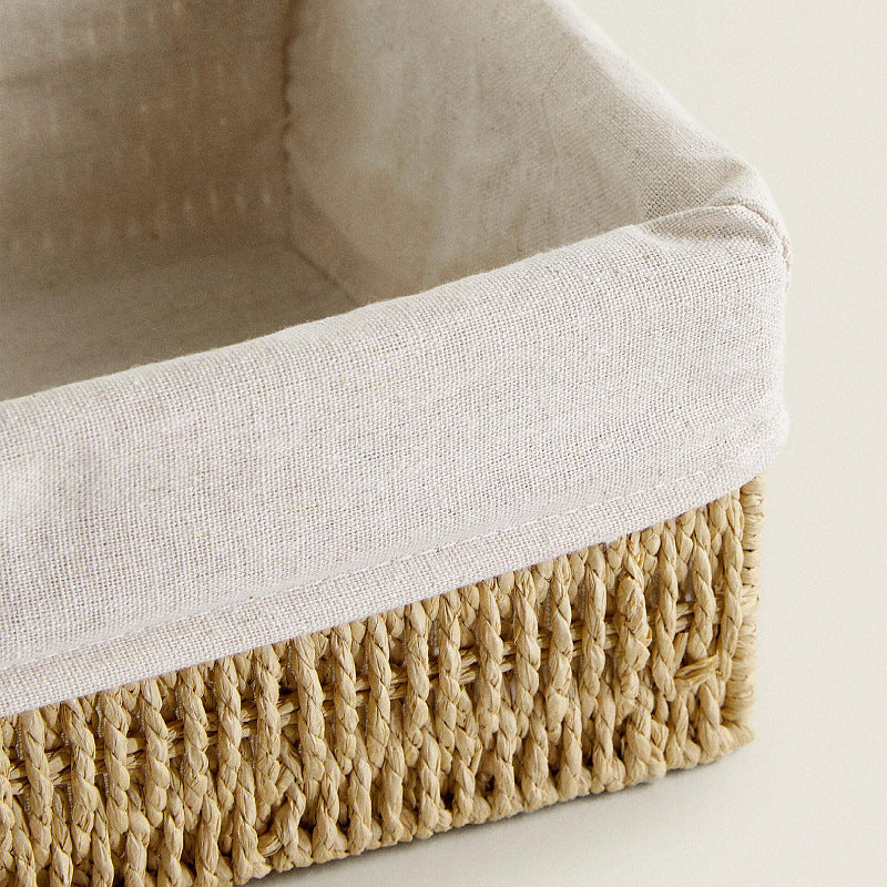 Natural Storage Basket with Removable Lining | High & Bury