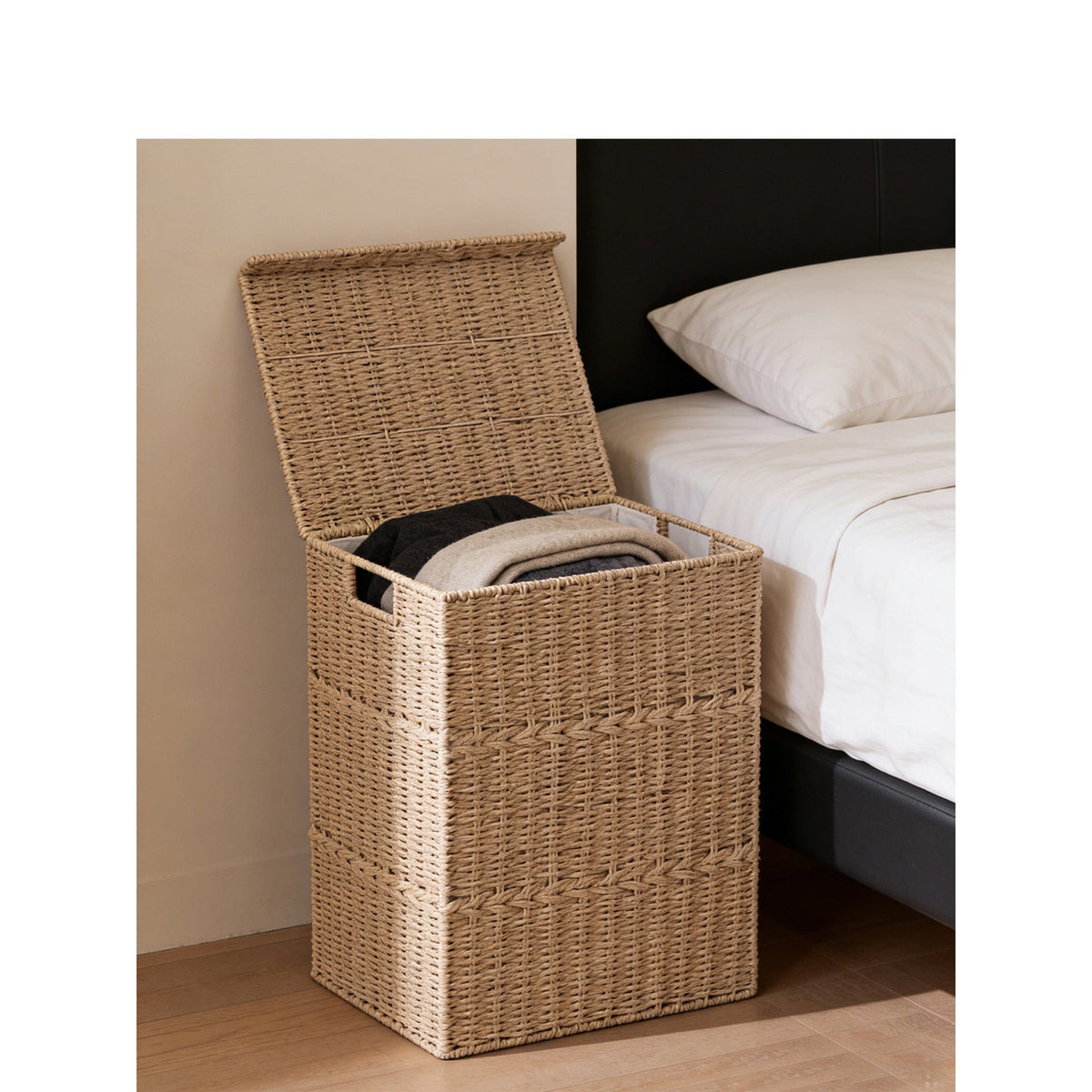 Natural Straw Storage Basket | High & Bury