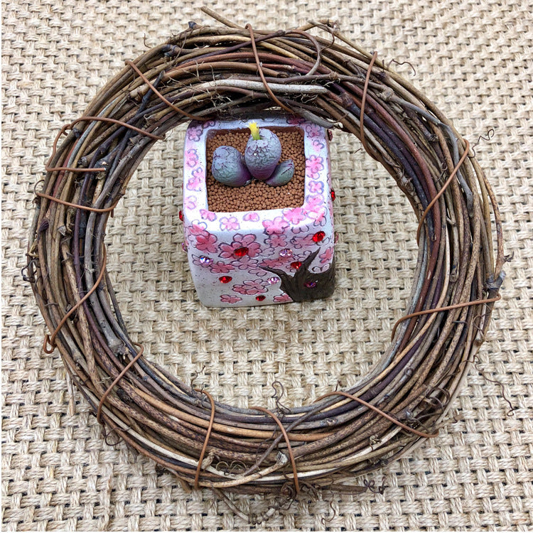 Natural Willow Wreath | High & Bury