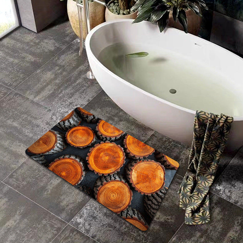Natural Wood Grain Bath Mat | High & Bury