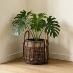 Natural Woven Storage Basket | High & Bury
