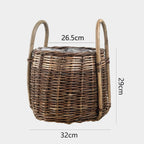 Natural Woven Storage Basket | High & Bury
