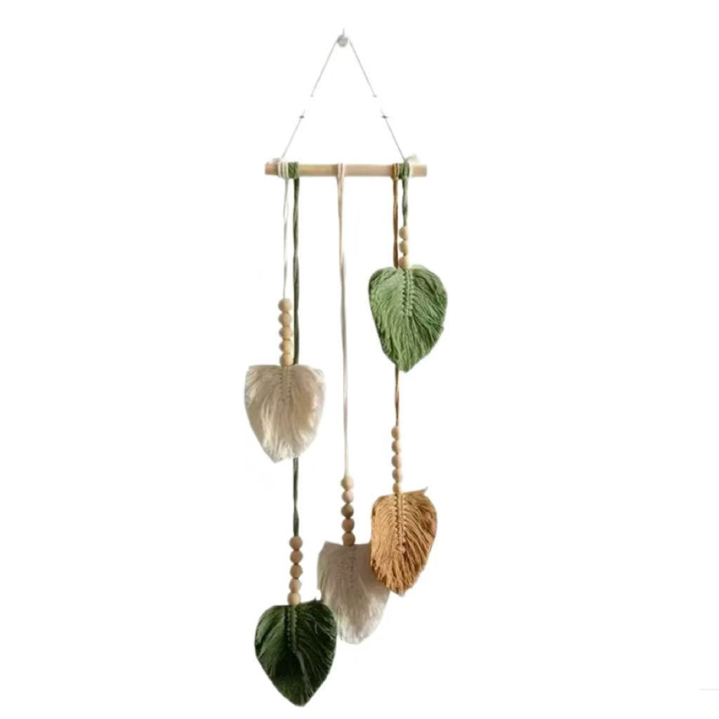 Nature-Inspired Macrame Leaf Wall Hanging | High & Bury