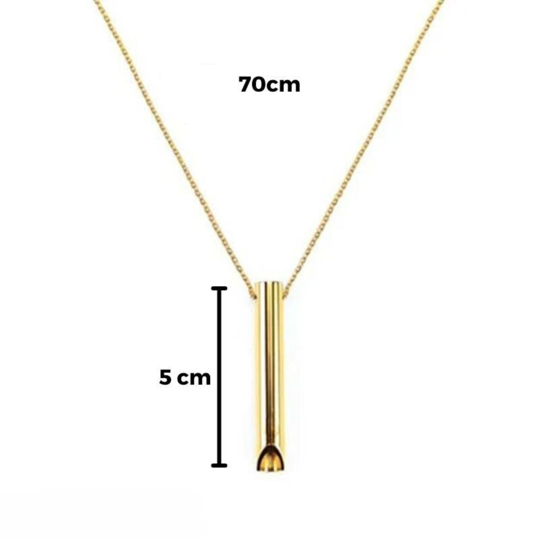 Nicotine-Free Breathing Aid Necklace for Smoking Cessation, view 3