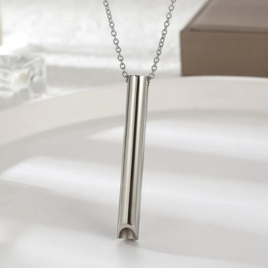 Nicotine-Free Breathing Aid Necklace for Smoking Cessation, view 4