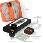 NMES Electrical Foot Stimulator with Foldable Pad and Remote Control, view 7