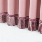 Noble Curtain with Fringe Trim | High & Bury