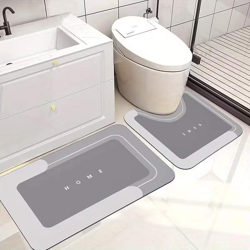 Non-Slip Bathroom Comfort Mat Set | High & Bury