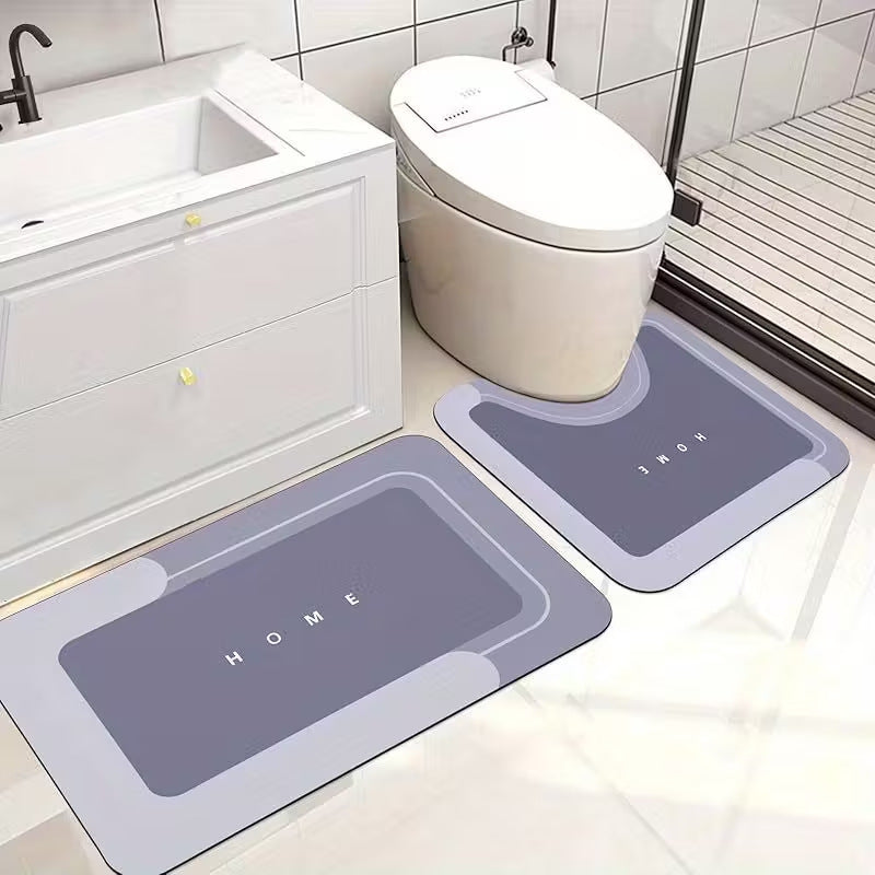 Non-Slip Bathroom Comfort Mat Set | High & Bury