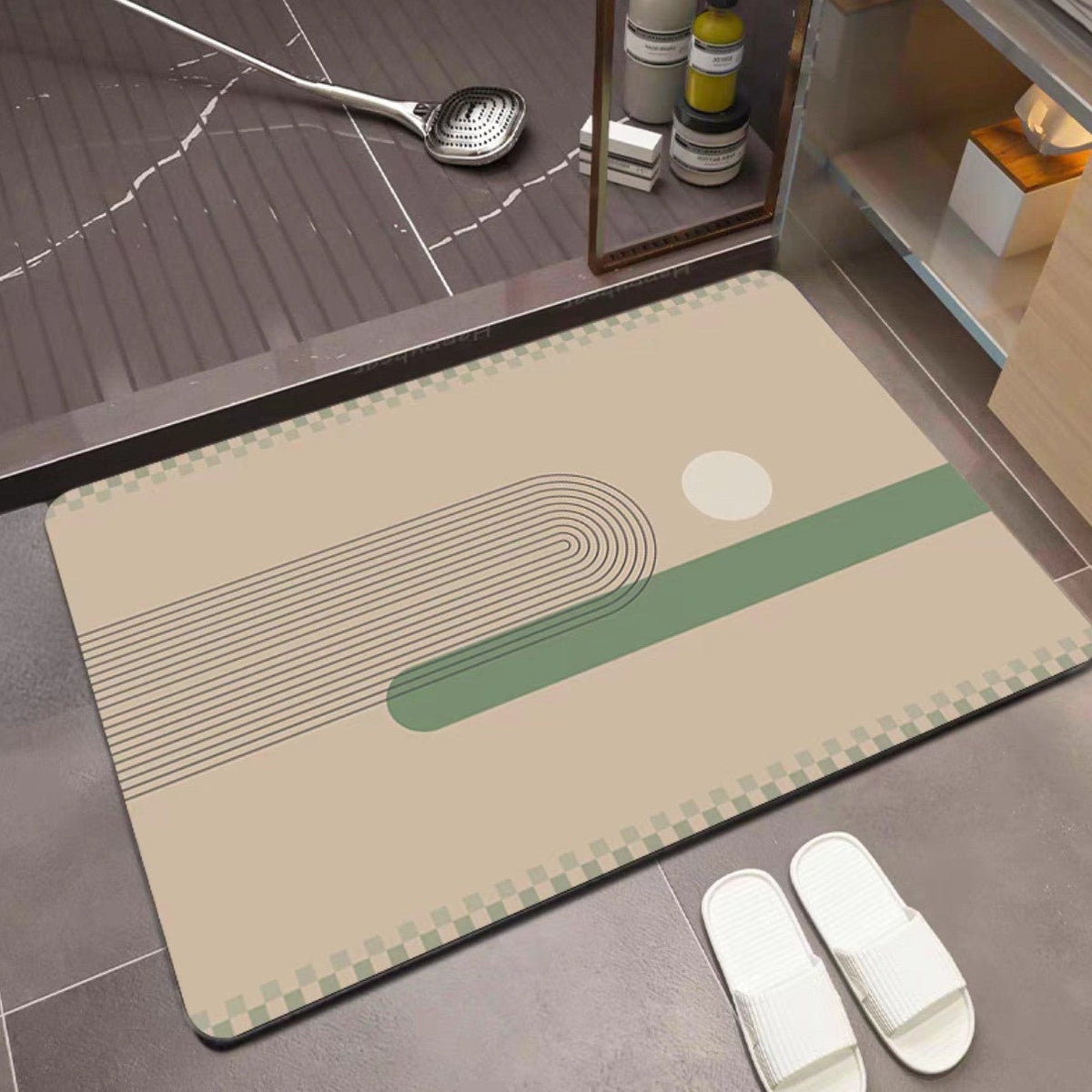 Non-Slip Bathroom Mat | High & Bury