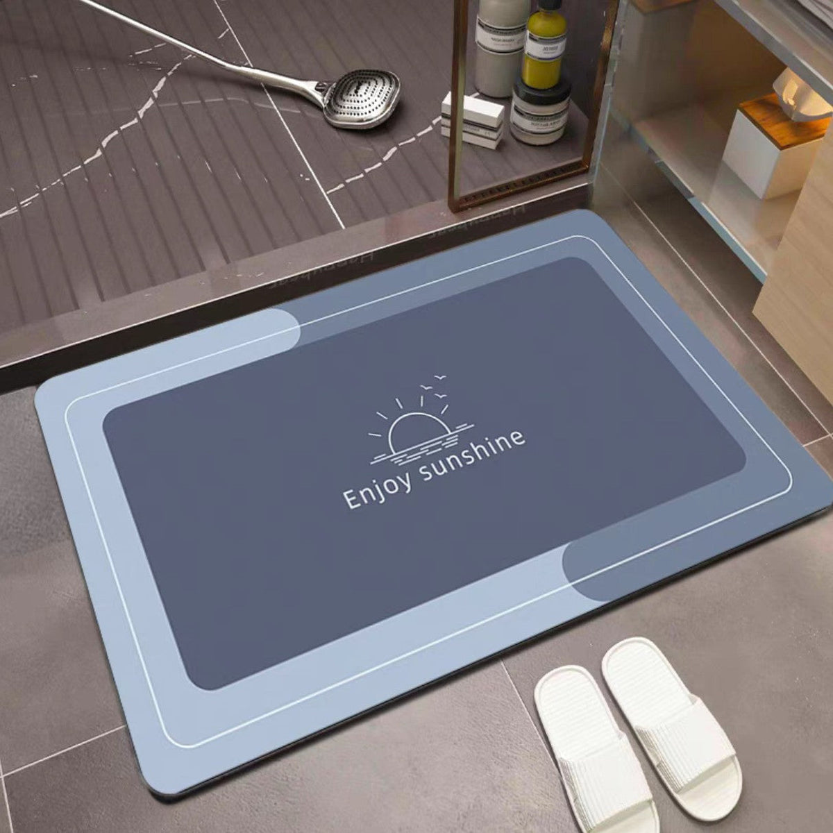 Non-Slip Bathroom Mat | High & Bury