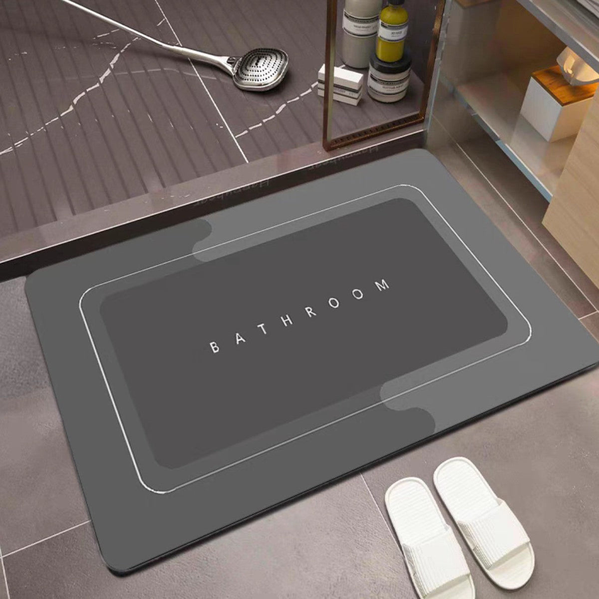 Non-Slip Bathroom Mat | High & Bury