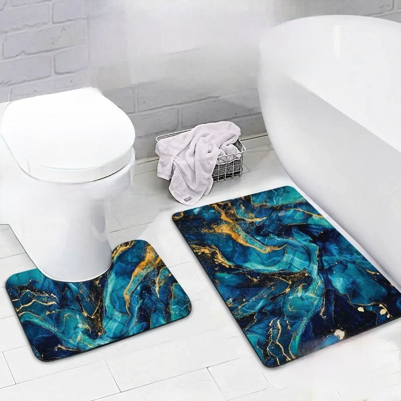 Non-Slip Bathroom Mat Set | High & Bury