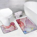 Non-Slip Bathroom Mat Set | High & Bury