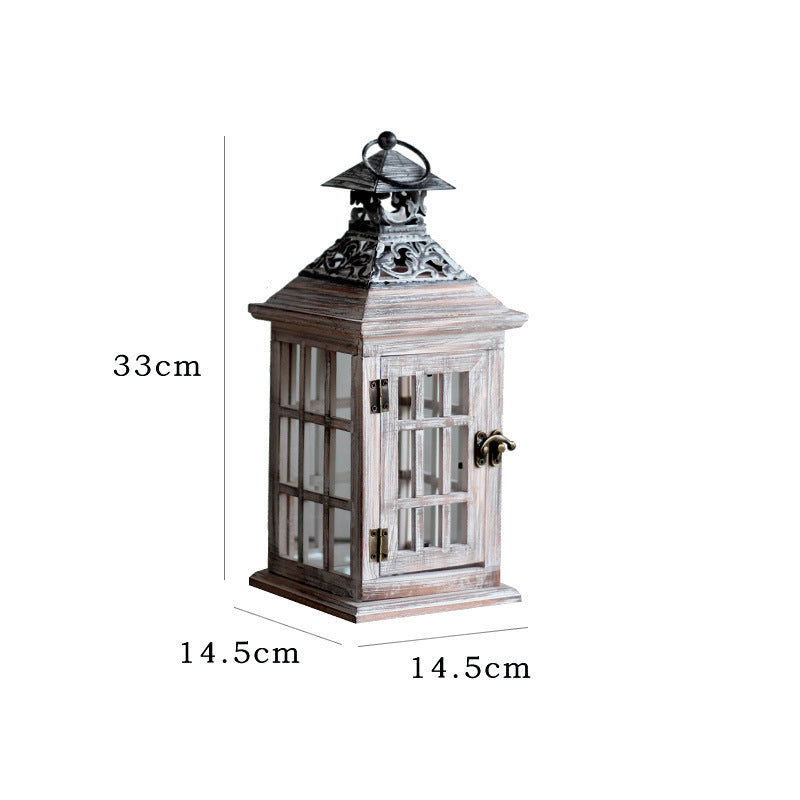 Nostalgic Lantern Wood Metal | High & Bury