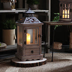 Nostalgic Lantern Wood Metal | High & Bury