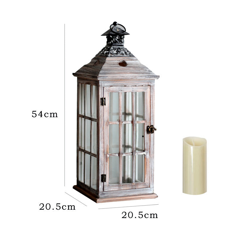 Nostalgic Lantern Wood Metal | High & Bury