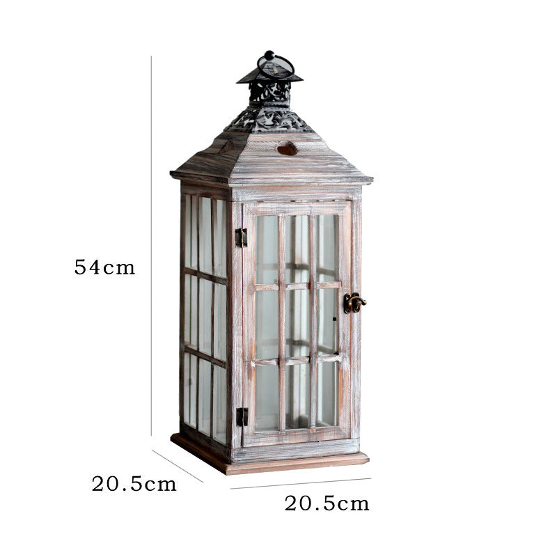Nostalgic Lantern Wood Metal | High & Bury