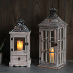 Nostalgic Lantern Wood Metal | High & Bury