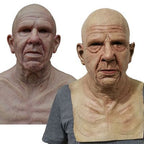 Old Man Halloween Mask, Realistic Latex Costume Mask for Adults, view 11
