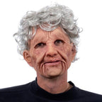 Old Man Halloween Mask, Realistic Latex Costume Mask for Adults, view 18